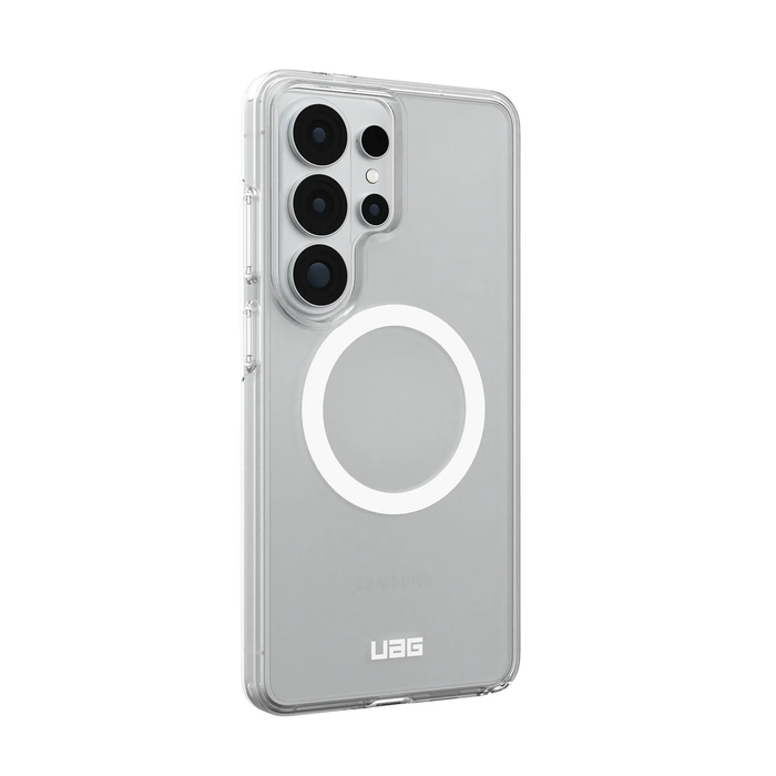UAG Urban Armor Gear Scout Clear Case with Magnet Module for Samsung Galaxy S26 Ultra - Ice (Transparent)/White