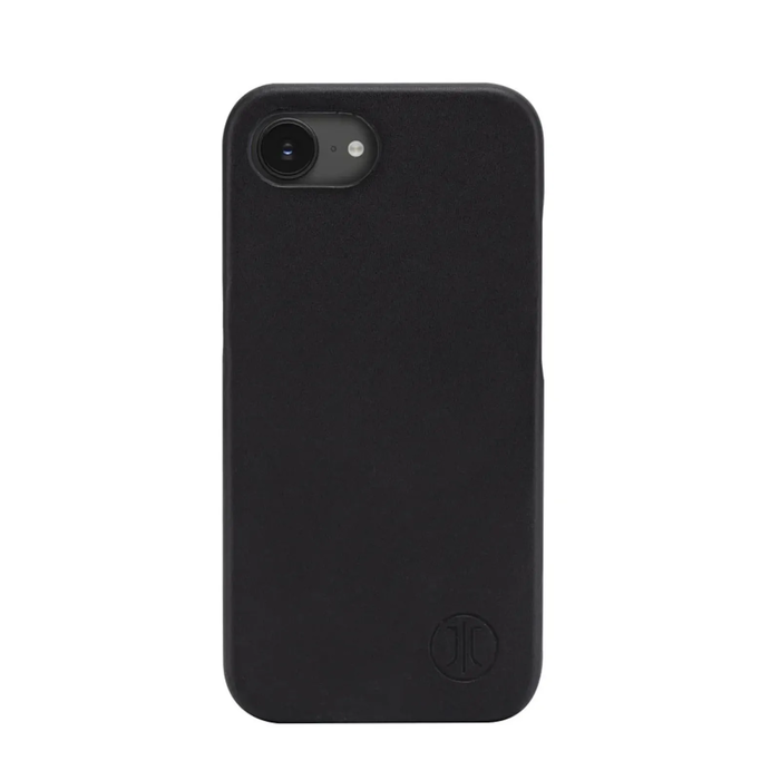 JT Berlin Echtleder BackCase Kreuzberg για Apple iPhone 17e/16e, μαύρο