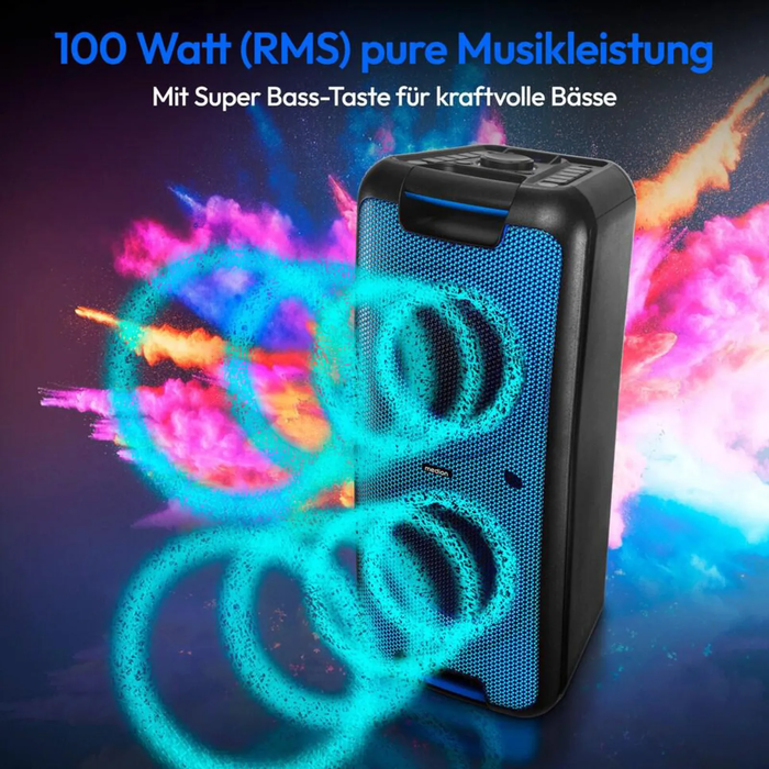 Medion LIFE PX-1 Plus Party Ηχείο, Μαύρο (MD400001)