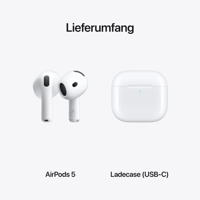 Apple AirPods 5 with USB‑C Charging Case (MKFW4ZM/A)