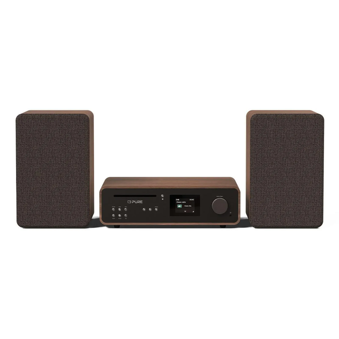 PURE Classic Stereo 2.0 Μαύρο/Καρυδί (252808)