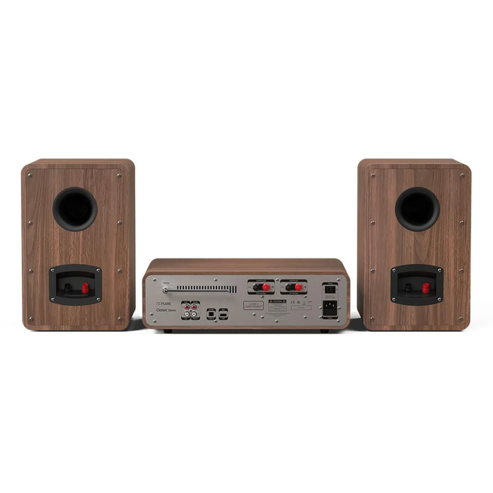 PURE Classic Stereo 2.0 Μαύρο/Καρυδί (252808)