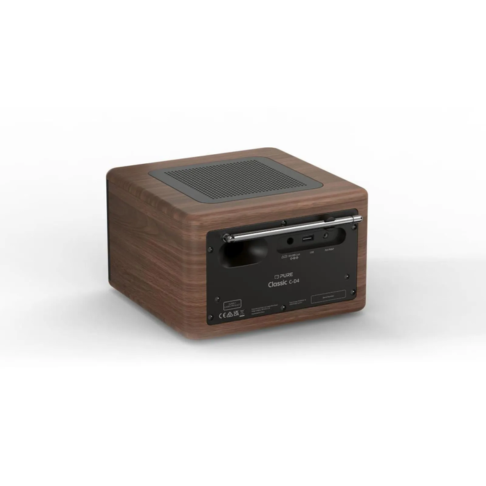 Pure Ηχοσύστημα 1.0 CLASSIC C-D4 Mini με CD και Bluetooth Coffee Brown/Walnut