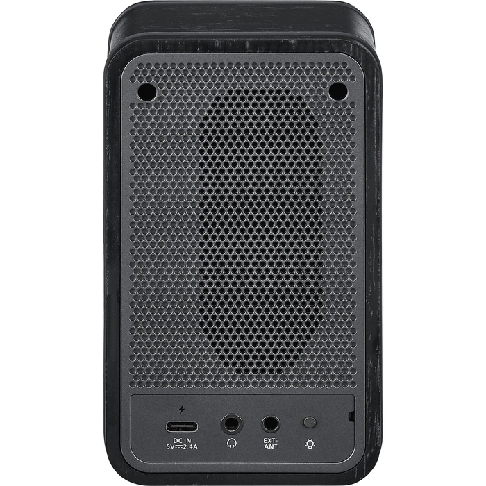 SANGEAN WR-9 Φορητό Ραδιόφωνο FM - Πραγματικό Ξύλινο Κουτί (Mitternachtseiche) με Ευέλικτη Τοποθέτηση