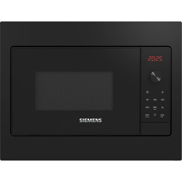 Siemens iQ300 BF523LMB3 Εντοιχιζόμενος Φούρνος Μικροκυμάτων Μαύρο/Ανοξείδωτο