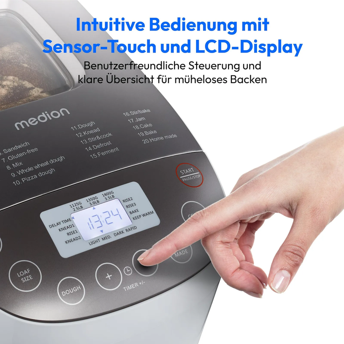 Medion MD 12040 Φραντζομηχανή Ψωμιού (Brotbackautomat)
