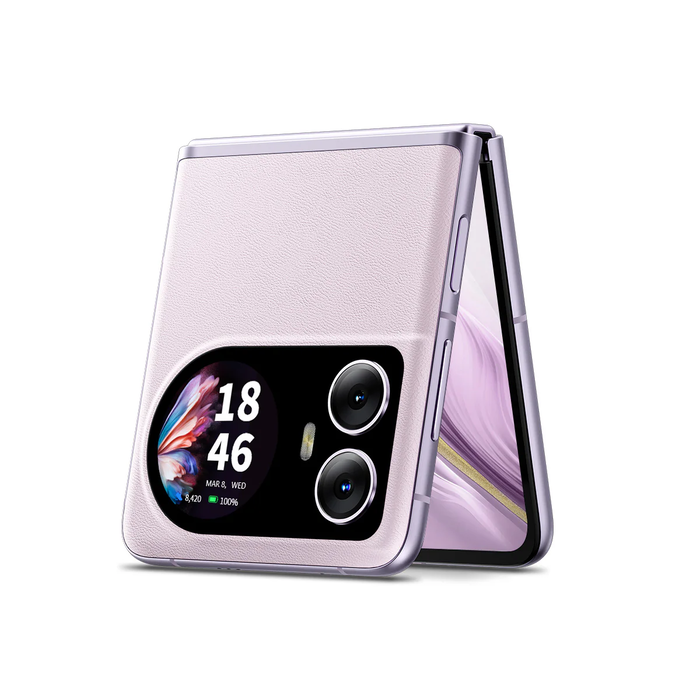 Smartphone BlackView Hero 10 (12gb+256gb) Nfc Flip Android 14 Sakura Purple