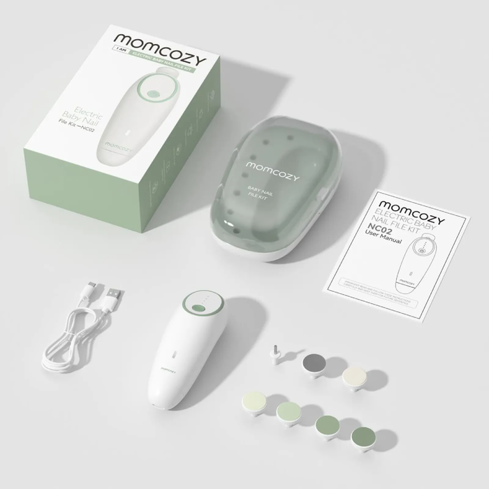 Momcozy Ηλεκτρική Λίμα Νυχιών για Μωρά με Επαναφορτιζόμενη Μπαταρία