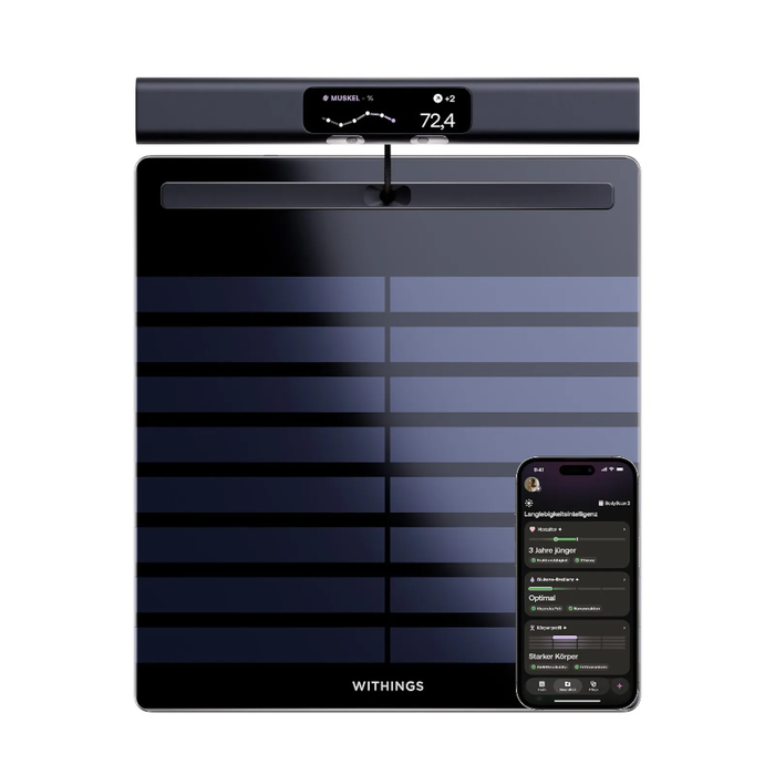 Withings Body Scan 2 έξυπνη ζυγαριά σώματος - Μαύρο