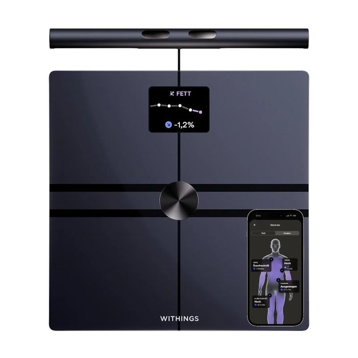 Withings Body Fit Έξυπνη Ζυγαριά Σώματος - Μαύρο