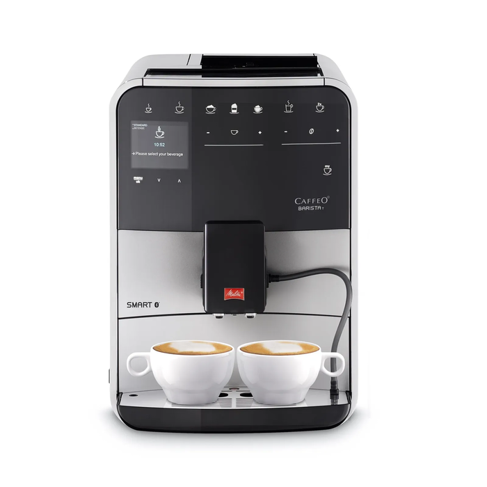 Melitta Caffeo Barista T Smart Fully Automatic Coffee Machine Silver/Black, Model F831-101