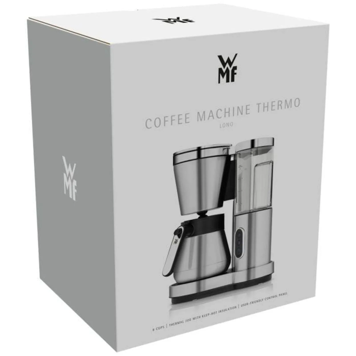 WMF Lono Aroma Filter Coffee Maker with Stainless Steel Carafe, Model 412310011 (SKU K315-00P)