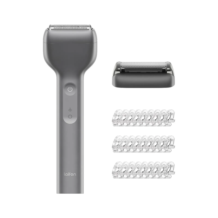 Laifen T1 Pro Ηλεκτρική Ξυριστική Μηχανή (Foil) & Κουρευτική Μηχανή Γενειάδας, Γραμμικό Μοτέρ 12.000 CPM, USB‑C, IPX7, Αλουμινίου Γκρι