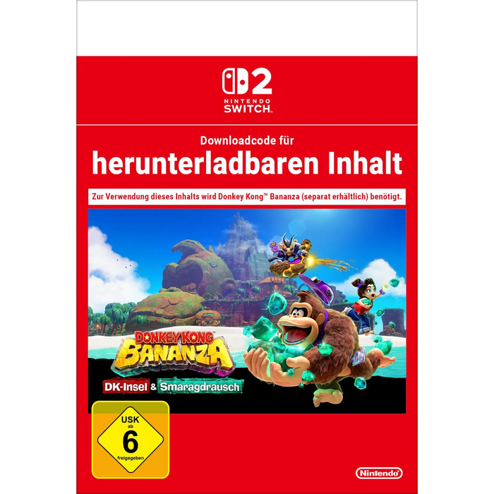 Donkey Kong Bananza: DK Island & Emerald Rush - Digital Code