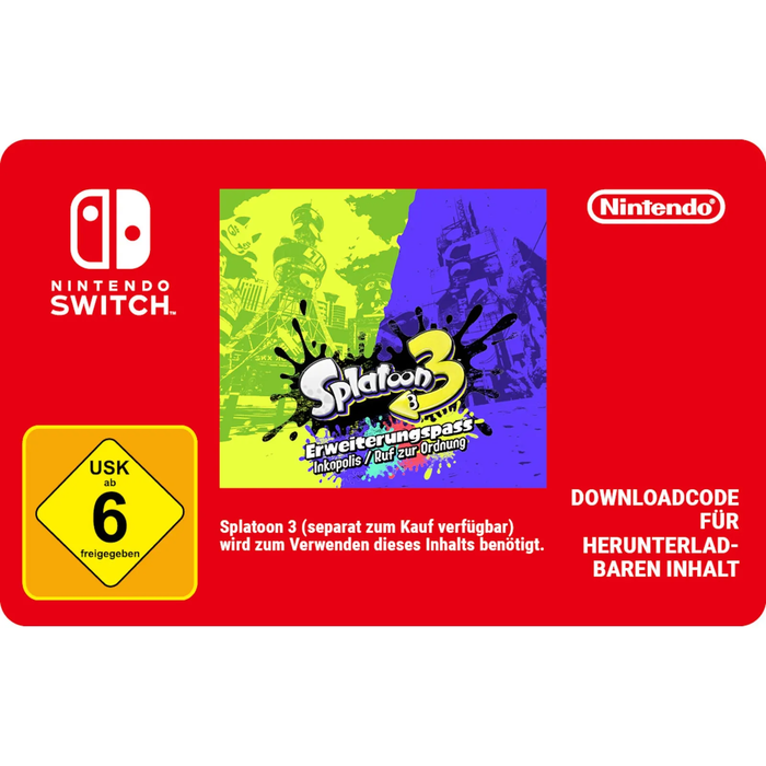 Splatoon 3 Expansion Pass - Digital Code (Nintendo Switch)