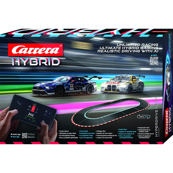 Carrera Hybrid HyperDrive Fury 1:50 Die-cast Toy Car