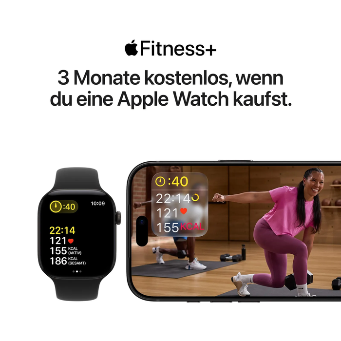 Apple Watch Series 12 GPS + Cellular 42mm Space Grey Aluminium Case with Navy Blue Sport Band - S/M