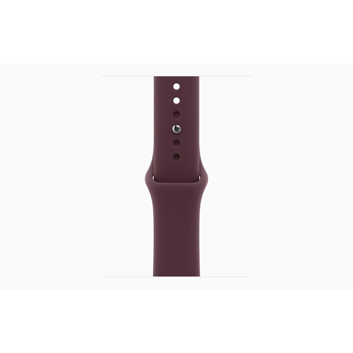 Apple Watch Series 12 GPS + Cellular 42mm Θήκη από Τιτάνιο σε χρώμα Radiant Gold με Burgundy Sport Band - M/L