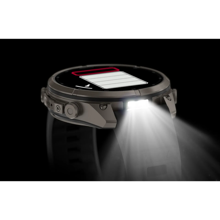 Garmin Fenix 9 Pro 47 mm AMOLED Γραφίτης/Μαύρο Τιτάνιο με QuickFit® Σιλικόνης Λουράκι
