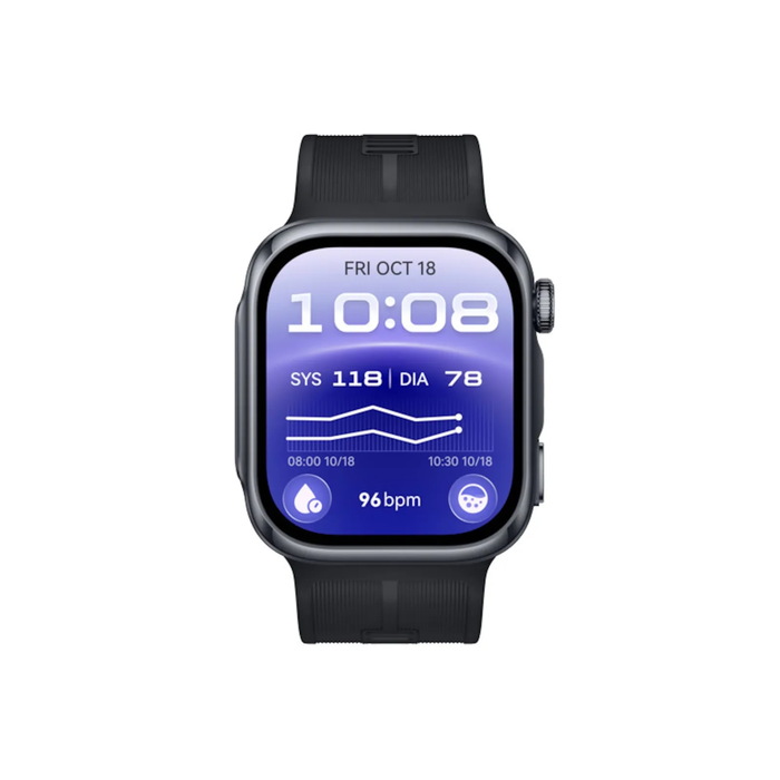 Huawei Watch D3 Aluminium 46mm με Παλμογράφο (Μαύρο)