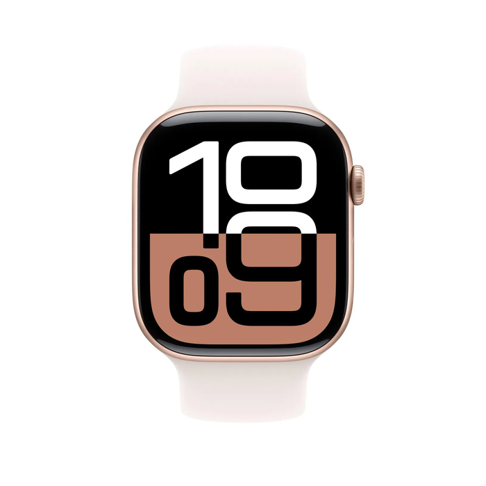 Apple Sport Band για Apple Watch 46mm Απαλό Ροζ (S/M)