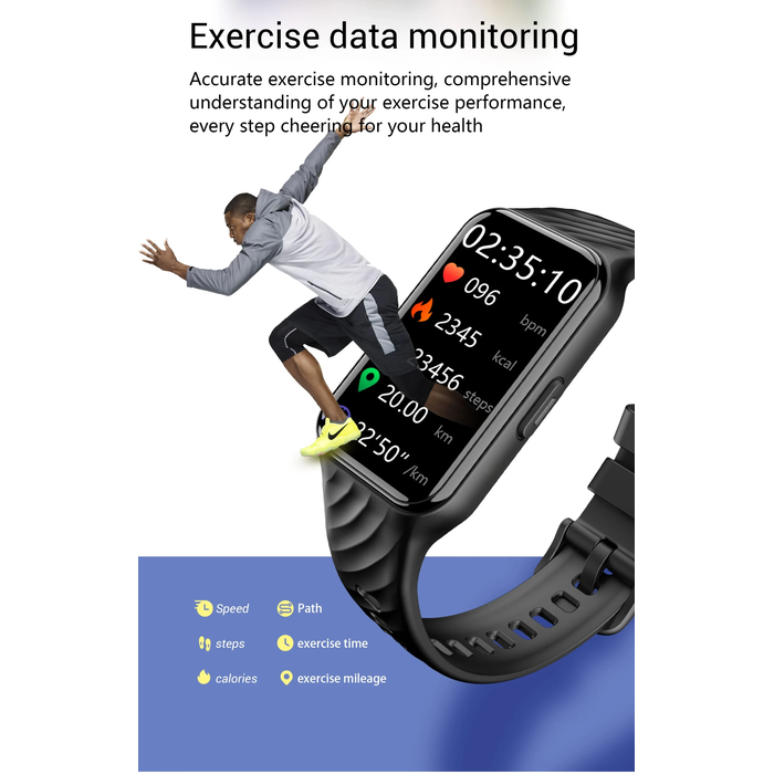 Activity Tracker Blackview Unisex Bt5.2 Ip68 Black