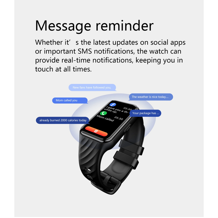 Activity Tracker Blackview Unisex Bt5.2 Ip68 Black