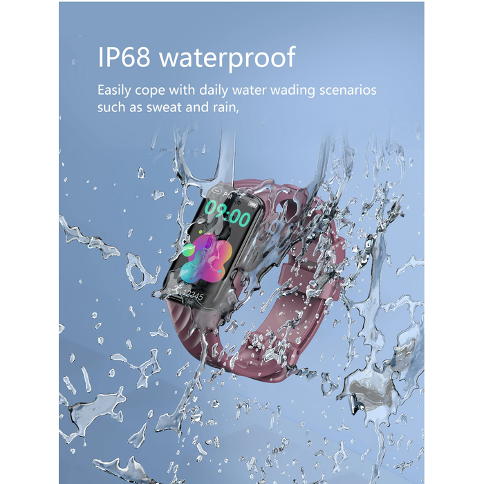 Activity Tracker Blackview Unisex Bt5.2 Ip68 Purple