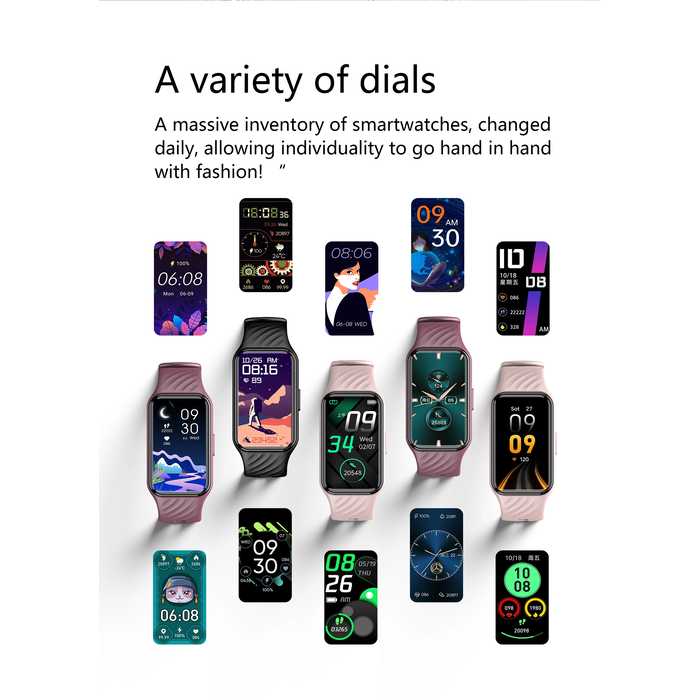 Activity Tracker Blackview Unisex Bt5.2 Ip68 Purple