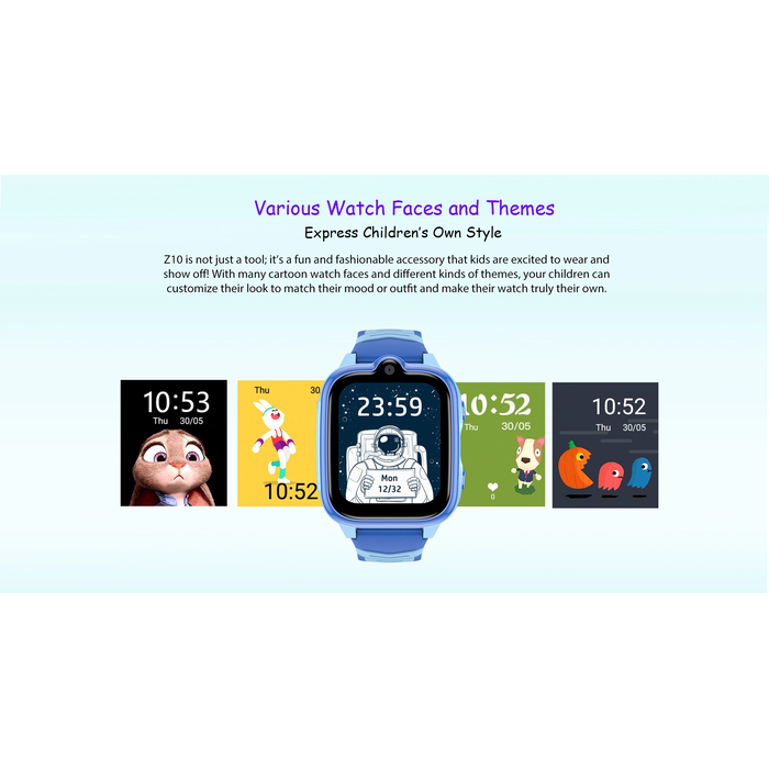 Παιδικό Smartwatch Blackview 4g, Wifi, Gps, Lbs, Sos Function Kidwatch Android 8.1 Blue