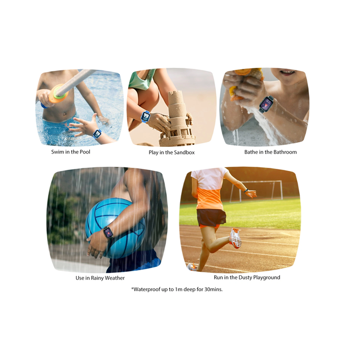 Παιδικό Smartwatch Blackview 4g, Wifi, Gps, Lbs, Sos Function Kidwatch Android 8.1 Blue