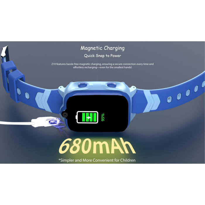 Παιδικό Smartwatch Blackview 4g, Wifi, Gps, Lbs, Sos Function Kidwatch Android 8.1 Blue